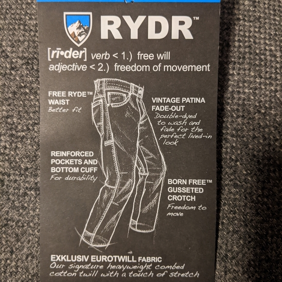 KHUL men's RYDR Work Pants - Picture 5 of 5